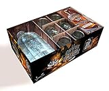 Coffret La cuvée du pirate : Contient : 1 bouteille en verre de 1,5L, 6 shooters en verre