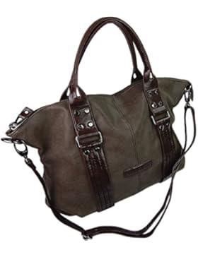 Umhängetasche Handtasche SchultertascheTragetasche 3427 Braun