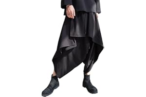 AITFINEISM Pantaloni Harem da Uomo Comodi Pantaloni Elastici in Vita Moda Tinta Unita Casual Yoga Hippies Pantaloni