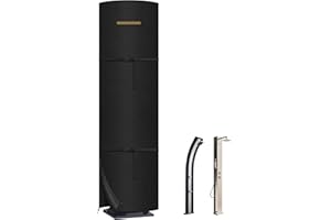 VANSHEIM Pokrowiec na prysznic ogrodowy, pokrowiec ochronny na prysznic solarny, odporny na warunki zimowe, wodoszczelna, wiatroszczelna, odporna na promieniowanie UV, tkanina Oxford 420D, 230 x 67 cm