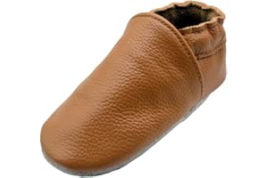 iEvolve Baby Leather Shoes Soft First Walker Shoes Crib Shoes Moccasins for Toddlers