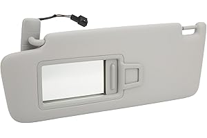 CHICIRIS Visiera Parasole Lato Guida Sinistro Grigia 5GG 857 551 Accessori Interni Auto ABS + Tessuto di Ricambio per MK7 2014‑2017 Altri Accessori Interni