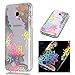 Produktbild TPU Hülle für Samsung Galaxy A5 2017, Silikon Gel Handyhülle Ultra Dünn Case für Samsung Galaxy A5 2017 / A520, Schutzhülle Transparent Hülle Slim Cover Blumen Muster Bling Luxus Cool für Samsung Galaxy A5 2017 / A520, ZCRO Weich Silikon Durchsichtig Crystal Klar TPU Schale Bumper Silikonhülle Flexibel Backcover Etui Tasche Silicone Case Elegant Handy Hüllen für Samsung Galaxy A5 2017 / A520 (Blume)