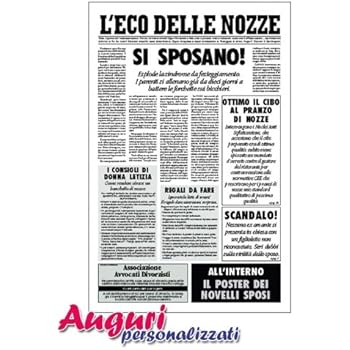 Bombo Biglietto Auguri Matrimonio – Carta D'Identità Futuro Marito, Scherzoso Con Specchio Per Addio Al Celibato, 15x22cm