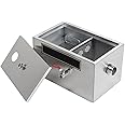 Grease Filter, Commercial Stainless Steel Wastewater Grease Trap for Under Sink, Top Entry Commercial Grease Trap for Restaurant Kitchens, Hote