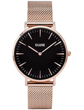 Cluse Damen Armbanduhr Analog Quarz Edelstahl CL18113