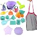 Produktbild LVPY Sandspielzeug, 17-TLG Set Kinder Sommer Spieltisch Sand and Wasser Strandspielzeug Wasserspielzeug Tasche für Kinderab 2 Jahre