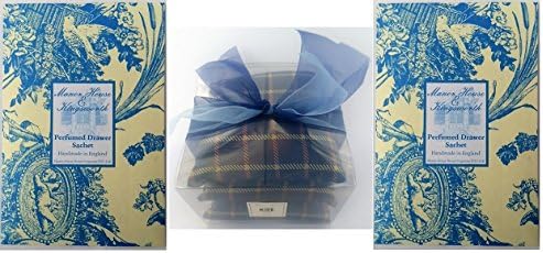 Pack of 3, 2 Beach House Scented Sachets, 1 Box of 3 Beach House Scented Perfumed Mini Cushion Stack
