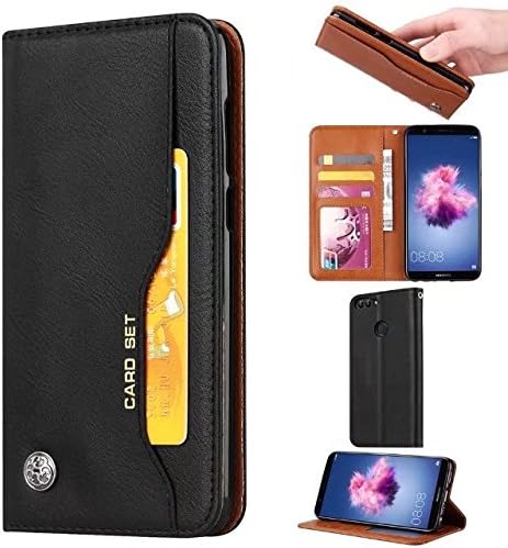 Xiaomi Mi Mix 2s case,OFU® appearance slim case,PU leather wallet case display,magnetic closure,TPU bumper - Xiaomi Mi Mix 2s leather flip wallet-black