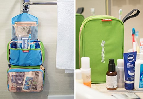 HYSENM Kulturbeutel Waschtasche Kosmetiktasche Reisen wasserdicht faltbar bunt zum aufhängen - 5