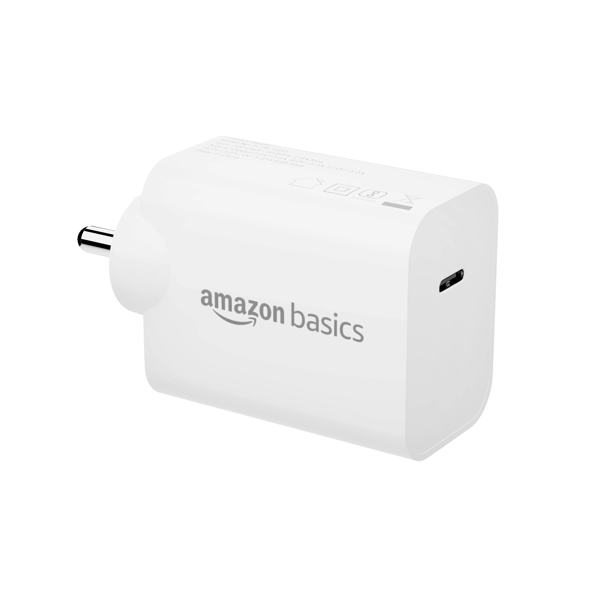 amazon basics 65W Type C Port Charger | Speed Technology | Laptop & Mobile Charging Support | GaN Technology