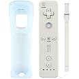 Mribo Wii Remote Controller, Replacement Remote Game Controller with Silicone Case and Wrist Strap for Nintendo Wii and Wii U