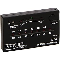 Afinador para Bajo y Guitarra Rocktile GT-1