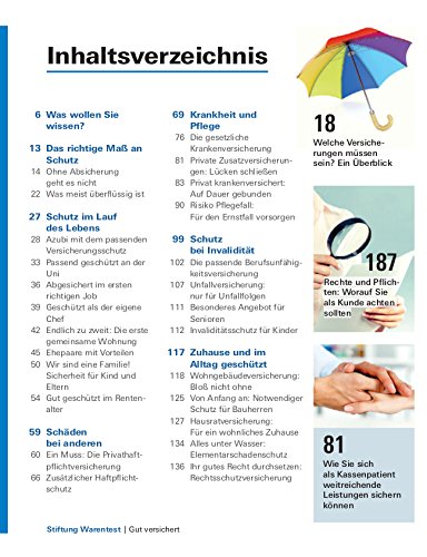 Book's Cover of Gut versichert: Wie man für sich selbst und die Familie vorsorgt