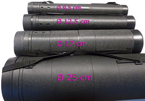 Zeichenrollen Köcher HARTSCHALE Transportrolle (Ø 12.5 cm)