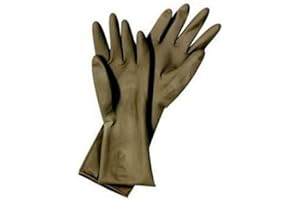DENMAN Matador - Guanti da parrucchiere multiuso, in lattice, misura 6,5, 18 cm