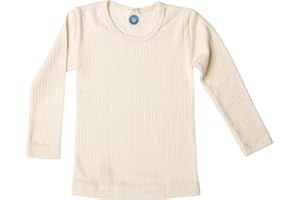 Cosilana, Kinder Unterhemd Langarm, 45% KBA Baumwolle, 35% kbT Wolle, 20% Seide