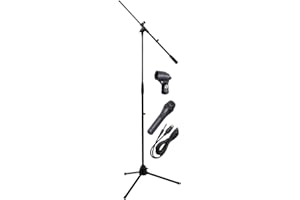 NJS New Jersey Sound Corp Complete Dynamic Microphone & Boom Arm Stand Kit