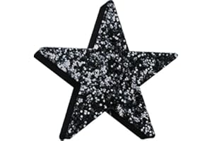 Aerialballs Black Glitter Star Car Aerial Ball Antenna Topper - (one P&P charge no matter how many items you buy from