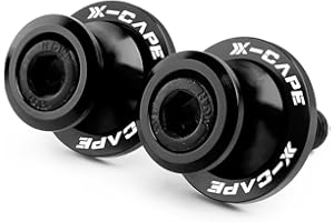 TREONK Supporti per Forcellone Posteriore - M10 Supporti Cavalletto Alluminio Coppia di Nottolini Alza Moto per Moto Morini XCape X-Cape 650 X Cape 650X 2022 2023