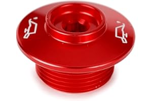 GENERIC Tappo per filtro dell'olio del motore del motociclo per Aprilia Dorsoduro 750 RSV4 Factory SHIVER 750 TUONO 1000R V4 1100 (rosso)