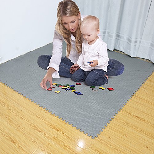 Barato Homgrace Estilo de Enclavamiento Alfombrillas de Espuma para
Protección del Suelo, Suelo de Gimnasio de Goma EVA (48 Piezas-Gris)
Descuento