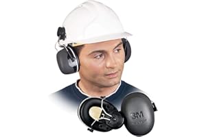 3M™ PELTOR™ Cuffie auricolari Serie X, X5P3 Cuffia attacco elmetto nera 36 dB