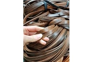 ODSK Rattan-Möbel-Befestigungs-Set, Weiden-Reparaturmaterial, Farbverlauf, hellbraunes, flaches Kunststoff-gewebtes Material für die Installation von Rattan-Möbeln und Gartenstuhlkörben, 500 g