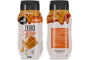 Quamtrax | Zero Calories Sirop (330ml) | Sirops zéro calories | Sirop zéro calories - Caramel
