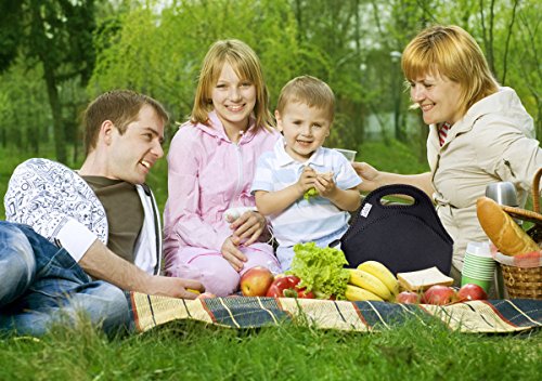 Lunch Taschen,Coofit Neopren Lunchtasche Kühltasche Wiederverwendbare Wasserdicht Isoliert Picknicktasche für Kinder,Mädchen,Frauen - 7