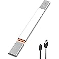 EZVALO Luce Armadio, Luce Notturna Sensore Movimento, 40cm LED Luci Camera da Letto con Striscia Magnetica Adesiva, 48 Led Ar
