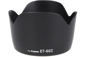 Camnoon ET-60 II Parasol para Canon EF 75-300 mm F / 4-5,6 III EF-S 55-250mm f / 4-5.6 is
