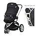 SnoozeShade Plus - Sunshade and Baby Sleep Aid (6 Months and Above, Steel Grey Trim)