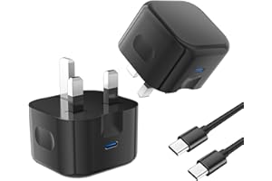 IPRO ACCESSORIES Charger For Samsung Tab S10 Plus/S10 Ultra/S6 Lite/A9/A9 Plus/S9 FE/S9 FE Plus/S9/S9 Plus/S9 Ultra/S8/S8 Plus/S8 Ultra/S7/S7 Plus/S7 FE Charger Plug, 20W Fast USB C Charger Plug With Cable (Black)