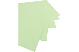 NATNIP CARD AND PAPER A4 Light Green Card Paper Printer - 160gsm 40 Sheets - Coloured Green Craft Card - Suitable for Craft, Printing, Copying, Photocopiers