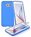 Produktbild Cadorabo - TPU Silikon Schutzhülle (Full Body Rund-um-Schutz auch für Das Display) für > Samsung Galaxy S6 < in Alkali-BLAU
