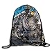 Produktbild Sporttaschen Turnbeutel Horse Head Print Drawstring Backpack Rucksack Shoulder Bags Gym Bag Sport Bag Fashion