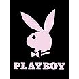 BERONAGE Large Playboy Bunny Throw Blanket, 150 x 200 cm, Black, Pink, Super Soft Coral Fleece, Cuddly, Sofa, Rabbit Logo, Playmates Lifestyle Magazine, Classic Girls, Pink