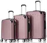 BEIBYE Hartschalen-Koffer Trolley Rollkoffer Reisekoffer Handgepäck 4...