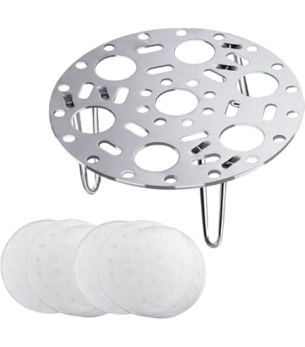 Jiawu Eier-Dampfgarer-Gestell, Eier-Kochgestell, Mehrzweck-Eier-Dämpfgestell -Untersetzer, Kochen Von 11 Eiern, Passend Für Food Heißluftfritteuse, Schnellkochtopf