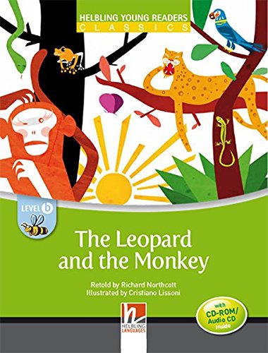 The leopard and the monkey (level b - cefr: a1) con cd - rom