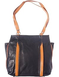 FLORENCE LEATHER MARKET BORSA &ldquo;BERRI&rdquo; A SPALLA-ZAINO IN VERA PELLE B017