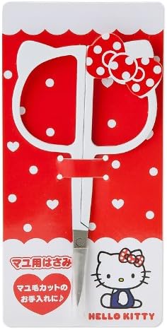 Hello Kitty face shaped eyebrows scissors (Japan import / The package and the manual are written in Japanese)