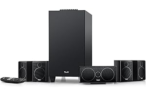 Teufel CONSONO 25 Concept 5.1 Surround Soundsystem, Komplettsystem Heimkino mit integriertem AV-Receiver & Bluetooth, Dolby Audio, USB-C-Soundkartenfunktion, HDMI ARC CEC für Games, Filmton und Musik