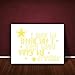 Feel Good Art 
Thick Solid Fronted Canvas Newborn Baby Gift (30 x 20 cm, Yellow)