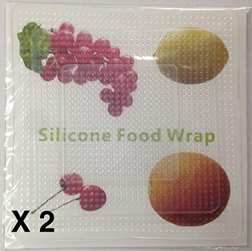 PHT Silicone Mini Silicone Stretch Bowl Covers , 10cm 16cm 20cm, 2 x Set of 3 Transparent White