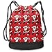 Produktbild DFBRV Men & Women Waterproof Large Storage Drawstring Backpack - Funny Dabbing Santa Claus Christmas Dab Cinch Backpack Sackpack Tote Sack for Gym Hiking School