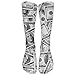 Produktbild DEFFWBb Men's Women's Funny Seamless Us Dollars Money Long Sock Athletic Calf High Crew Soccer Socks Sports