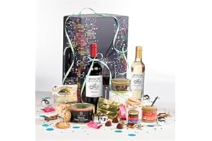 Cellier du Périgord – Panier Gourmand Artisanal, Colis de Noël 2025, foie gras 120 g, pintade 400 g, desserts, 2 vins AOP Côtes de Bergerac