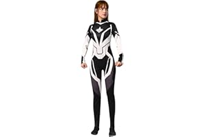 Ansamy Disfraz Capitana Cosplay Halloween para niñas, Superhéroe Jumpsuit Cosplay Anime Disfraces, para Halloween Carnaval Cumpleaños